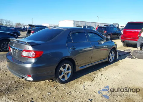 2011 Toyota Corolla S from USA, damaged, VIN 2T1BU4EE5BC752892
